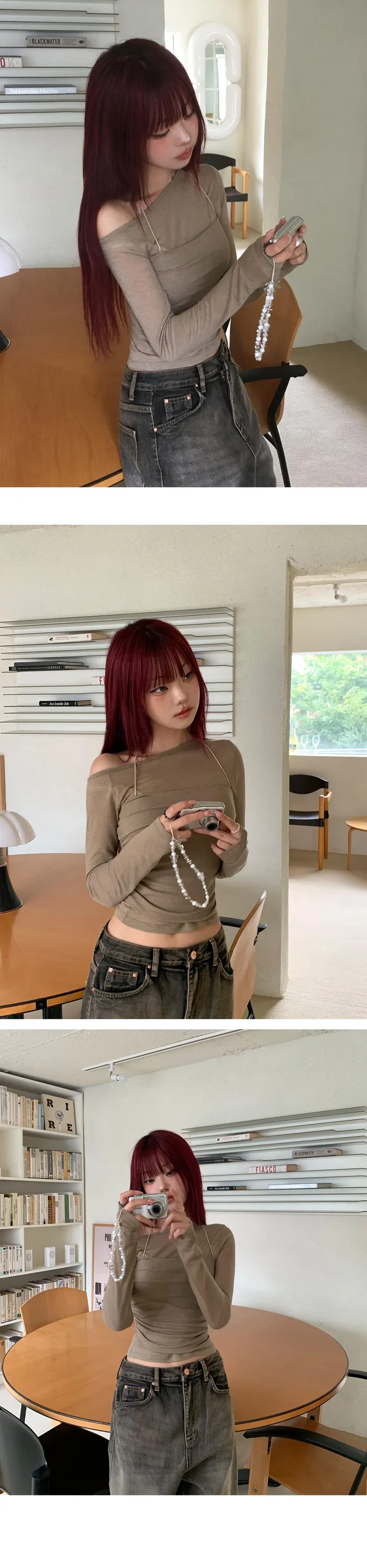 [SET] 히레 레이어드 레이스 볼레로 세트 -3color 상세 이미지 15