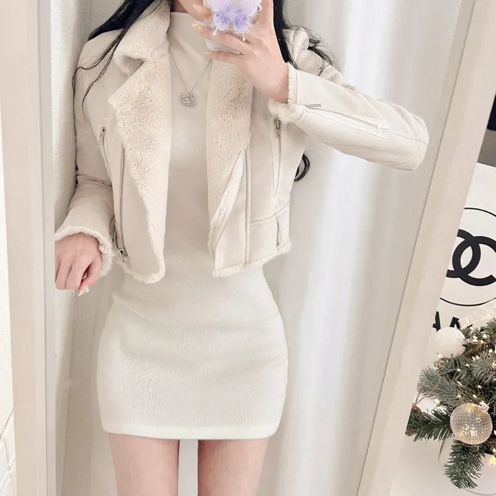 [주문폭주💝자체제작/후기보세요💝] 컬러추가 ! (벨트SET)(원조고퀄)(슬림핏)(모델소장)매력 쁠리 여신 크롭 무스탕 상세 이미지 23