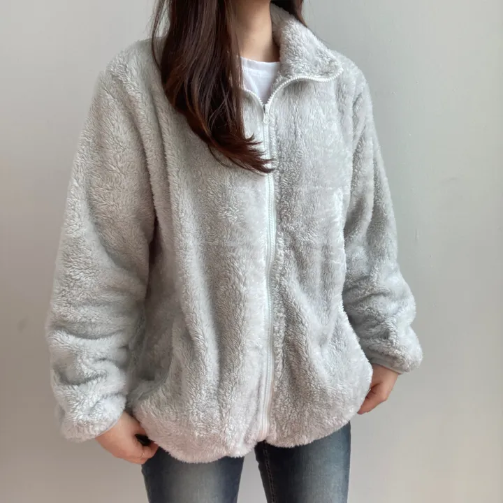 [L,XL~당일출고*/2개구매할인!] 양털 도톰 부드러운 후리스 집업 따뜻한 플리스 집업 (6color) 상세 이미지 15