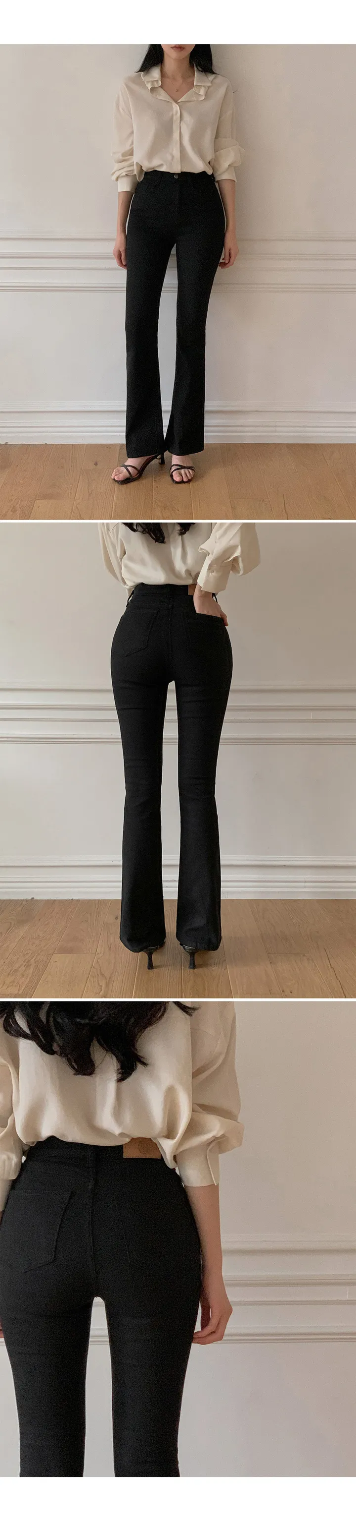 [6천장돌파][XS-L][BEST of the BEST🖤][가성비데님][자체제작] Better Jeans (No.193) 쥔장추천 비율핏 롱부츠컷 [2Types기본/롱(+5cm) 상세 이미지 58
