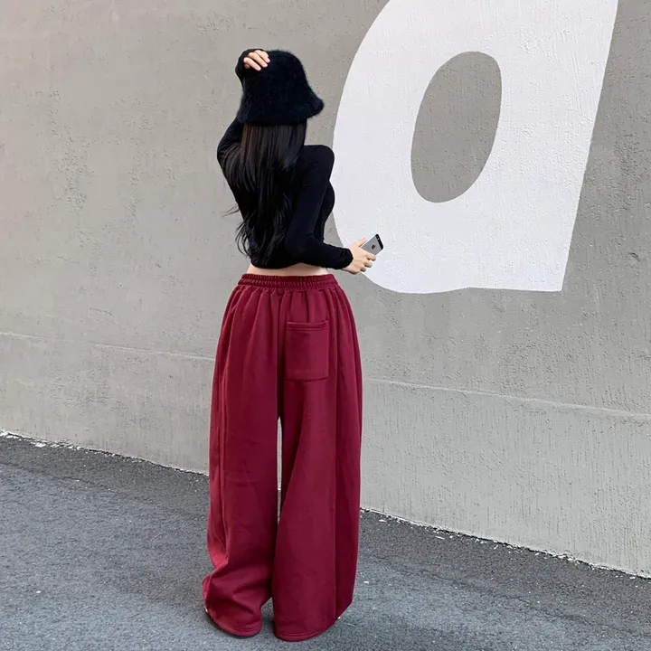 봄버전 추가🌸[made/숏&롱] #자스민벨 시그널 벌룬 밴딩 절개 롱와이드 하이웨스트 투웨이 스트링 트레이닝 조거팬츠 키작녀 키큰녀 빅사이즈 봄 사계절 팬츠 상세 이미지 28