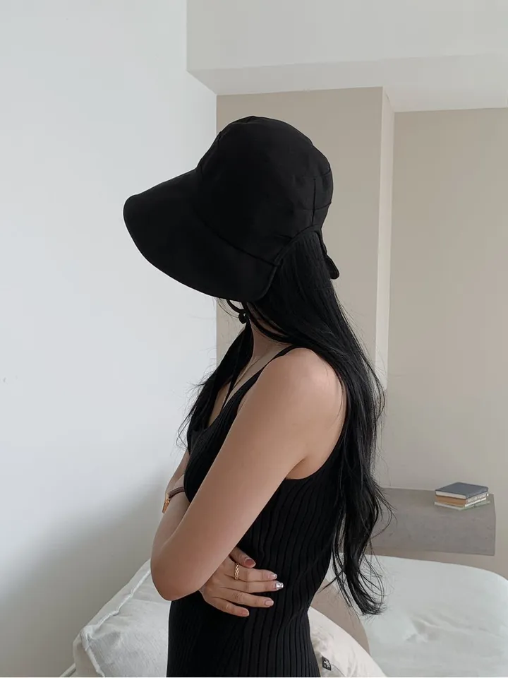 [당일✨여름모자] 델리 린넨  끈 버킷햇 3color 상세 이미지 32