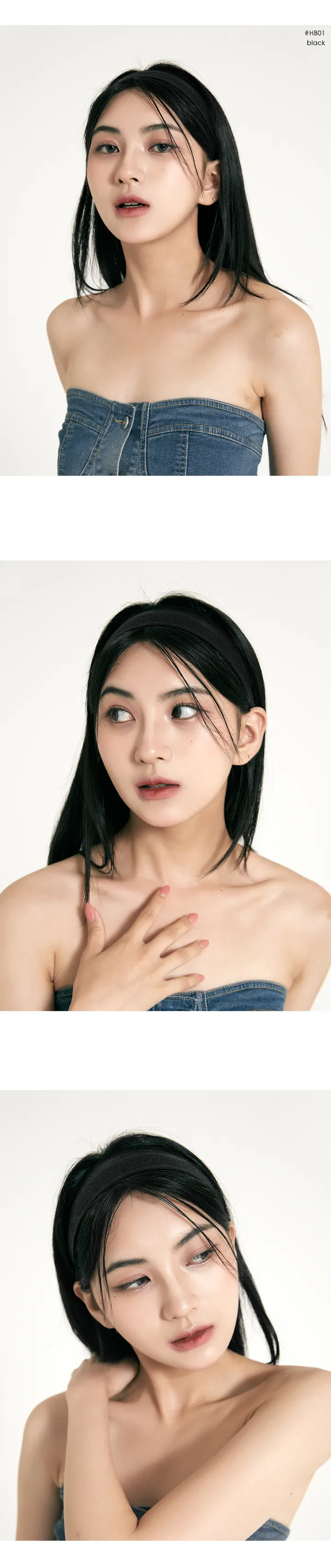 💥1+1특가💥 딱 기본 헤어밴드 얇은 스포츠헤어밴드 세안 머리띠 체육대회 HB01 상세 이미지 6