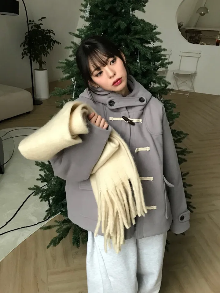 Pleasure duffle short coat 플레저 더플 숏 떡볶이 코트 상세 이미지 19