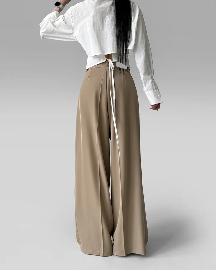 [4계절템/숏,롱/~2XL] 올리브유 메가 통 와이드 더블 핀턱 사계절 슬랙스 상세 이미지 19