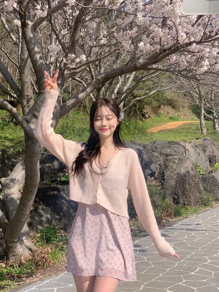 [MADE][봄필수템💕/벚꽃룩/데이트룩🎀] 로제 스프링 하찌 가디건 (7color) 상세 이미지 35