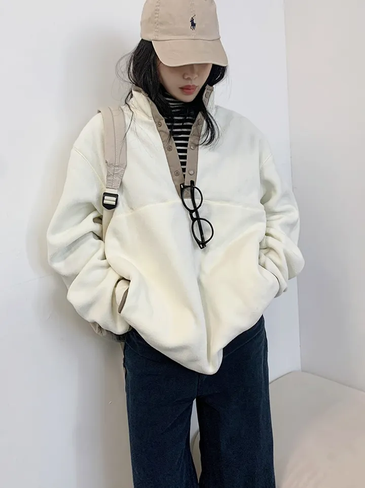 로즐 플리스 아노락 상세 이미지 11