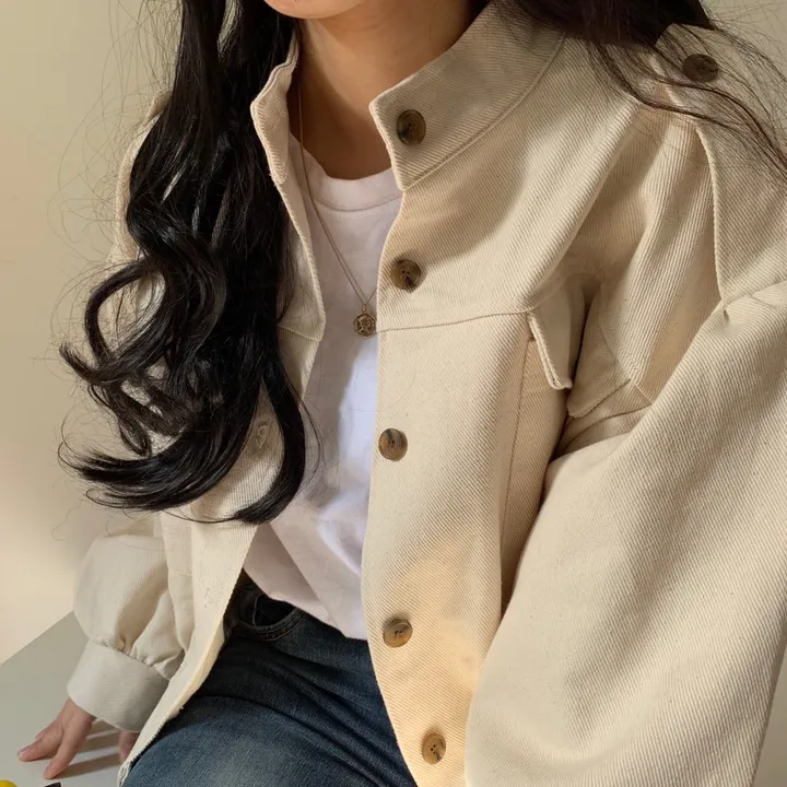 [ 핵이쁨주의] 빈티지 크롭 자켓, 야상 상세 이미지 16