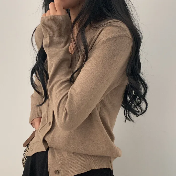 [간절기신상] 가을을 준비하는, 브이넥 니트가디건;5col 상세 이미지 48
