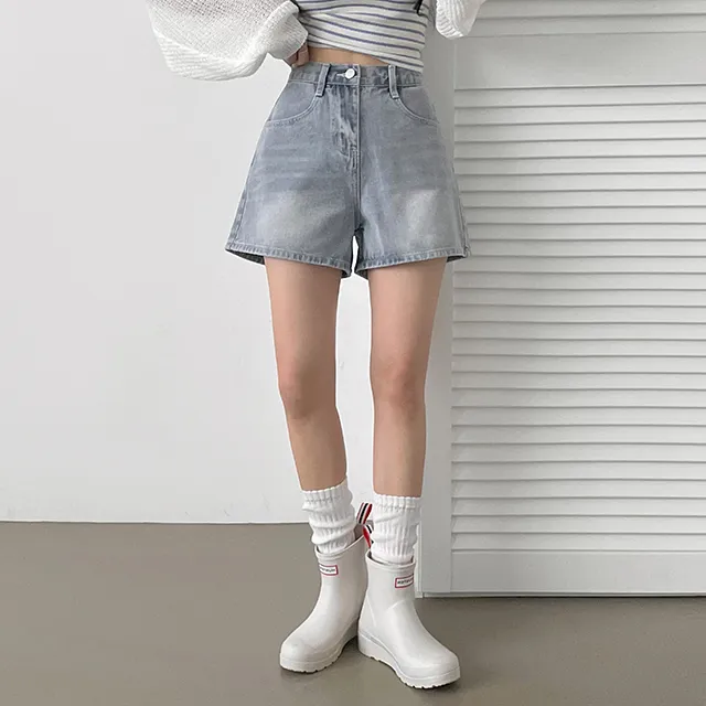 [컬러추가!/~2XL까지/made] 핏극찬, 시그니처 빈티지 데님숏팬츠 청반바지 4color 상세 이미지 26