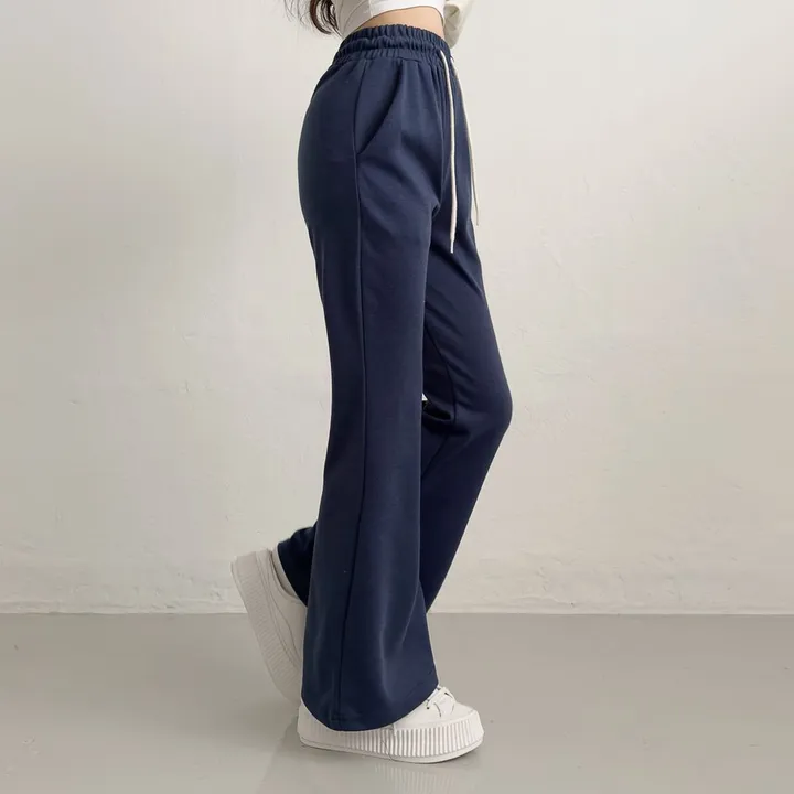 [말라핏!/숏,기본,롱] 다리 길어보이는, 세미 부츠컷 데일리 트레이닝 팬츠 슬림 라인 봄 가을 키작녀 바지 (6color) 상세 이미지 46