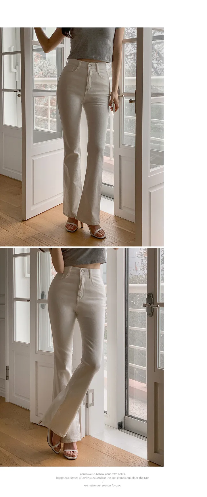 [6천장돌파][XS-L][BEST of the BEST🖤][가성비데님][자체제작] Better Jeans (No.193) 쥔장추천 비율핏 롱부츠컷 [2Types기본/롱(+5cm) 상세 이미지 48