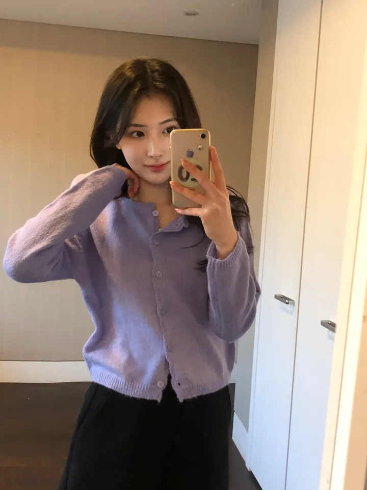 [봄신상/여리핏] 모헤어 러블리 프릴 파스텔 울 가디건 -4colo 상세 이미지 47