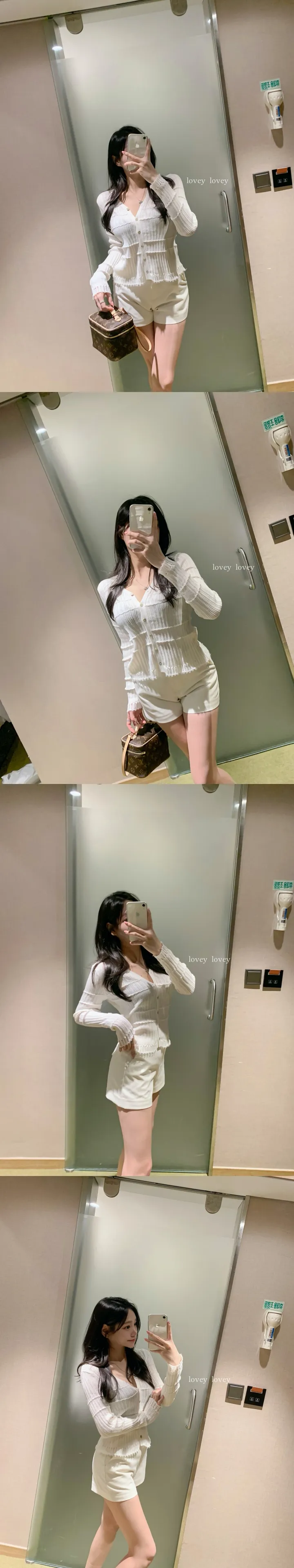 [highqual] 아델 디테일 골지 니트 가디건 /3color 상세 이미지 4