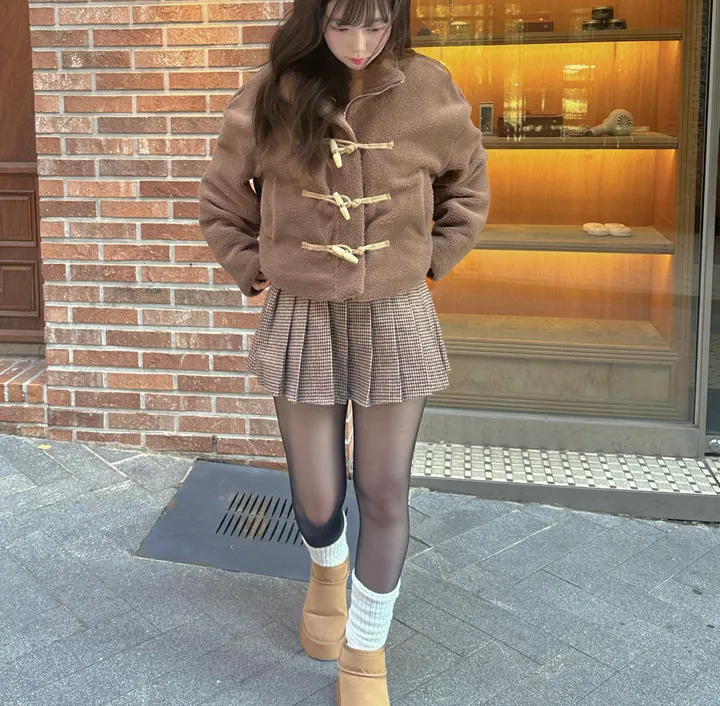 🚀season off SALE🚀[왕따뜻/갓성비🤍] 반목카라 양털 뽀글이 플리스 누빔 떡볶이 집업 숏자켓 3color 상세 이미지 21