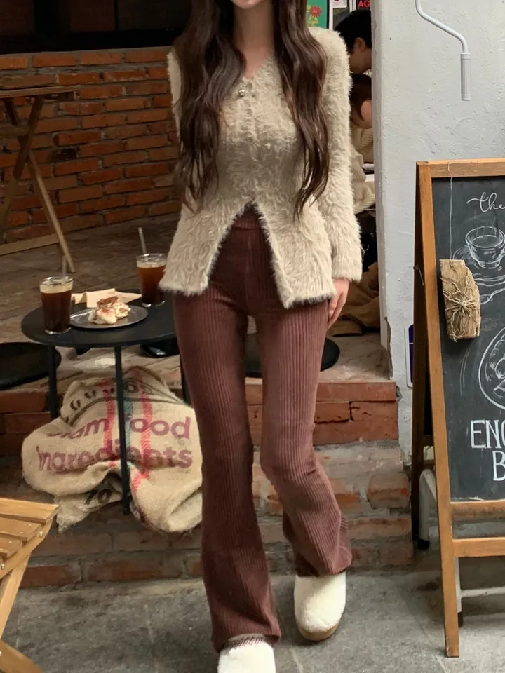 [-3kg 왜안사템/문의폭주] 벨로아 골덴 슬림 부츠컷 팬츠 상세 이미지 31