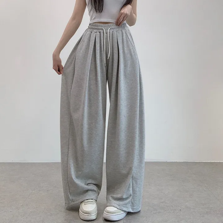 [기장선택/사계절팬츠] 루크 더블 핀턱 와이드 밴딩 롱팬츠 트레이닝 팬츠 4color 상세 이미지 15