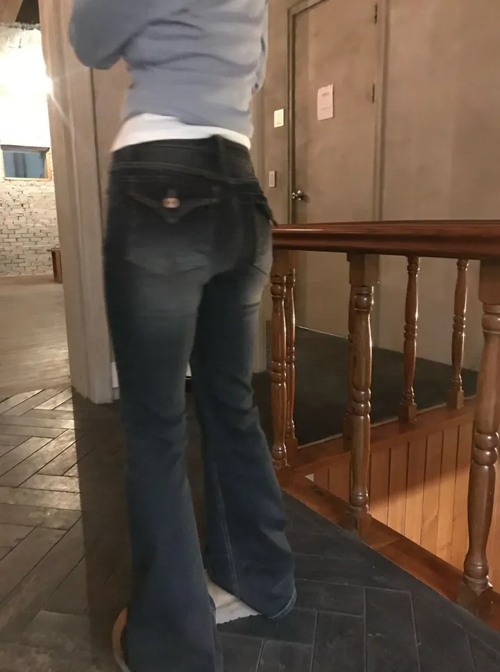 카리나 빈티지  포켓 포인티 청바지 Karina Vintage Glam Pocket Flare Denim 상세 이미지 17