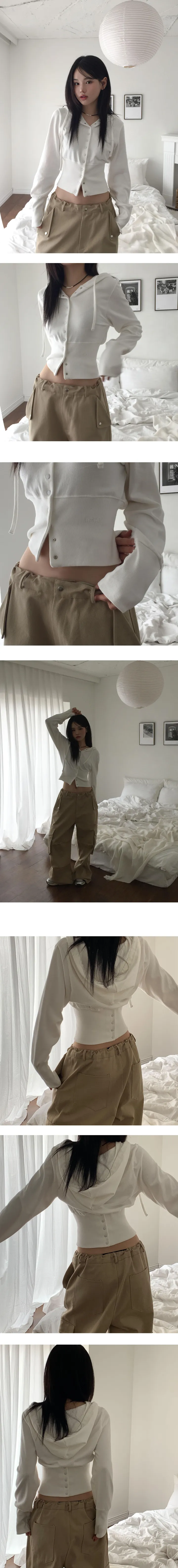 [MADE] 문의폭주💌  잘록핏 스냅 후드 가디건- 2color 상세 이미지 16