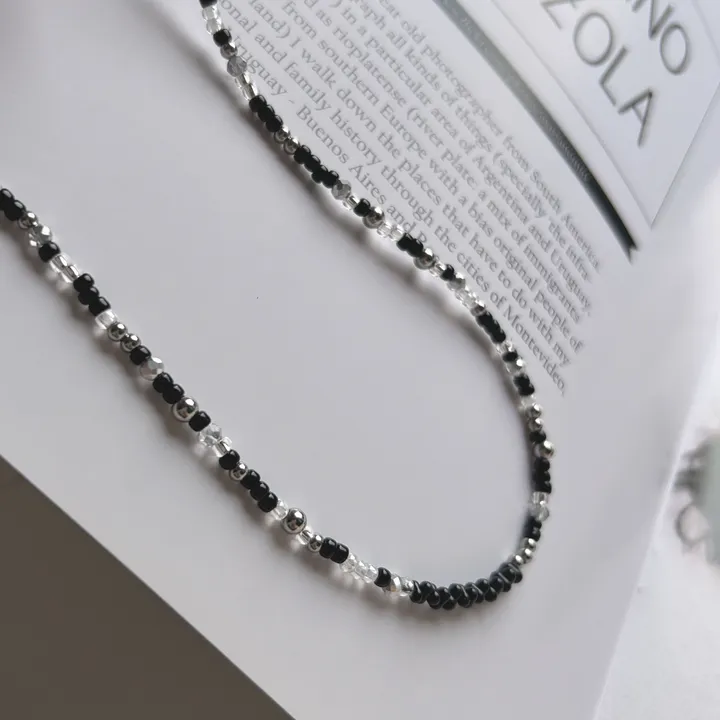 handmade] twinkle black necklace✨디자인 추가 상세 이미지 2