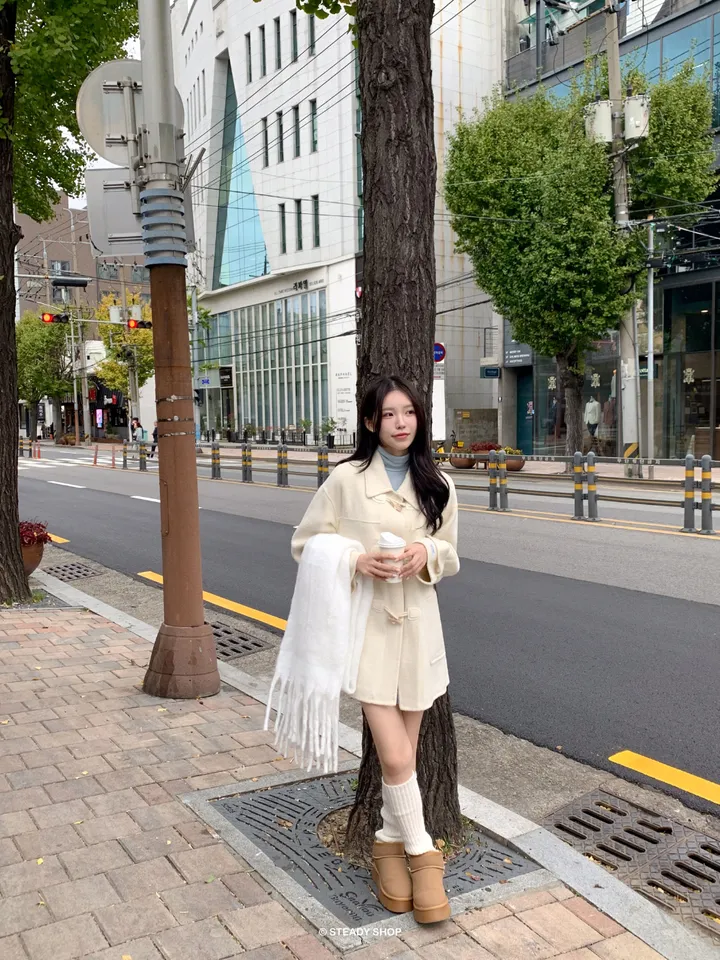 [울100/울코트] 프티 더플코트 떡볶이코트 핸드메이드코트 코트(3colors) 상세 이미지 25