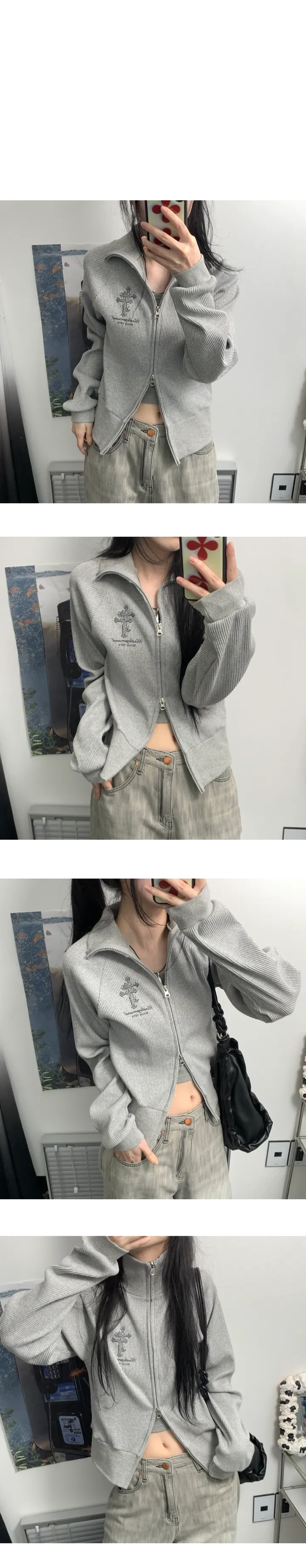 saint golgi zip-up (3color) 상세 이미지 13