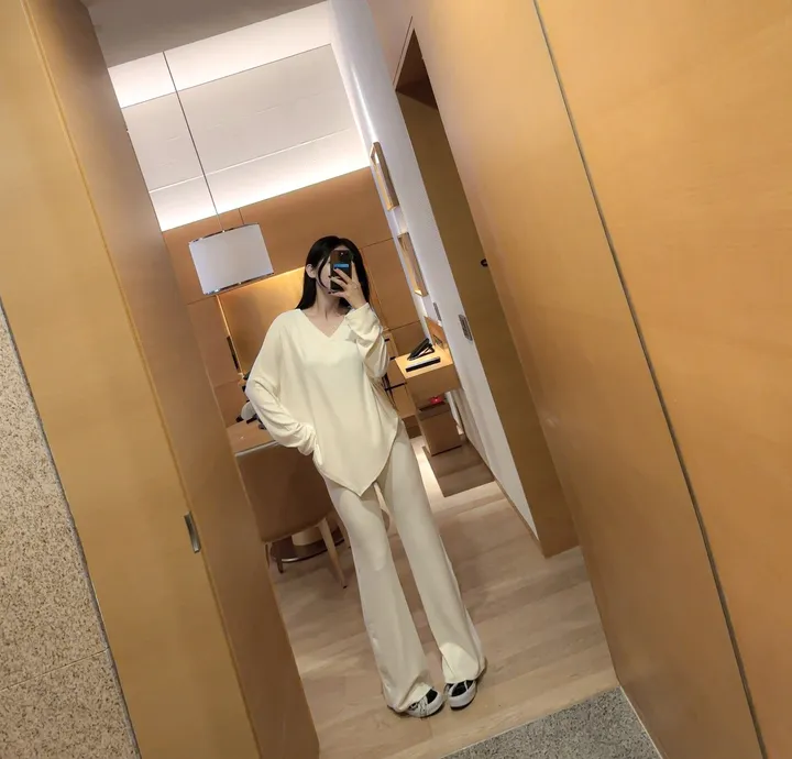 [Made /단품구매가능 /세트3000원할인] 촉촉 촤르르 연유 라떼 트레이닝 세트 여리핏 꾸안꾸 퀄보장 데일리set 핏보장 봄 신상 상세 이미지 18