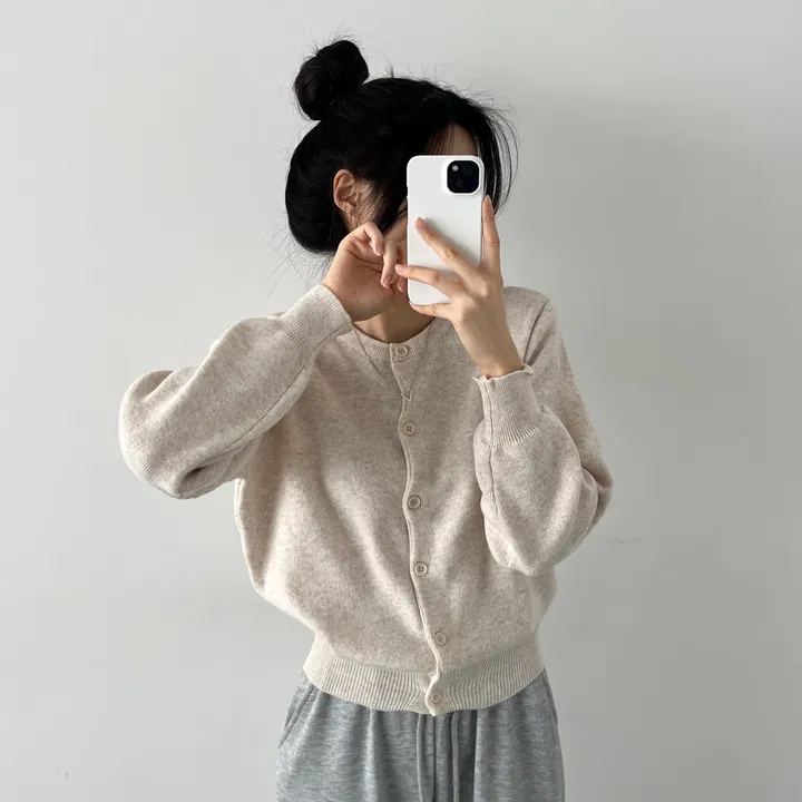 [🏆주문폭주!!/컬러추가/고백인증!❤️] 데일리 위드미 유넥 가디건 9color 상세 이미지 17