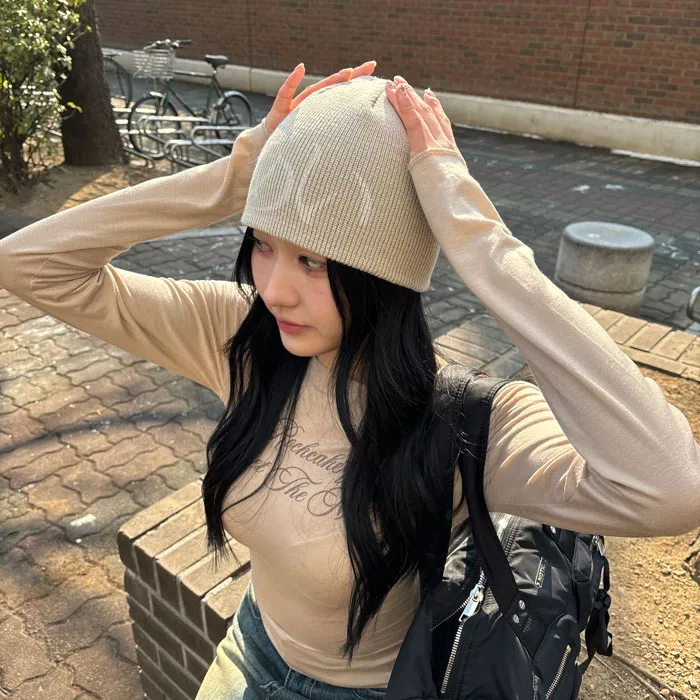 당일발송 핸드메이드 국내제작 Y2K키치 UNISEX 레터 사계절 숏 비니 상세 이미지 29
