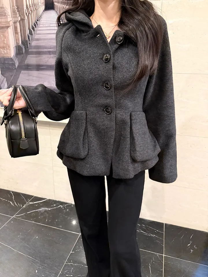 헤르미온느 마녀 울 코트 상세 이미지 5