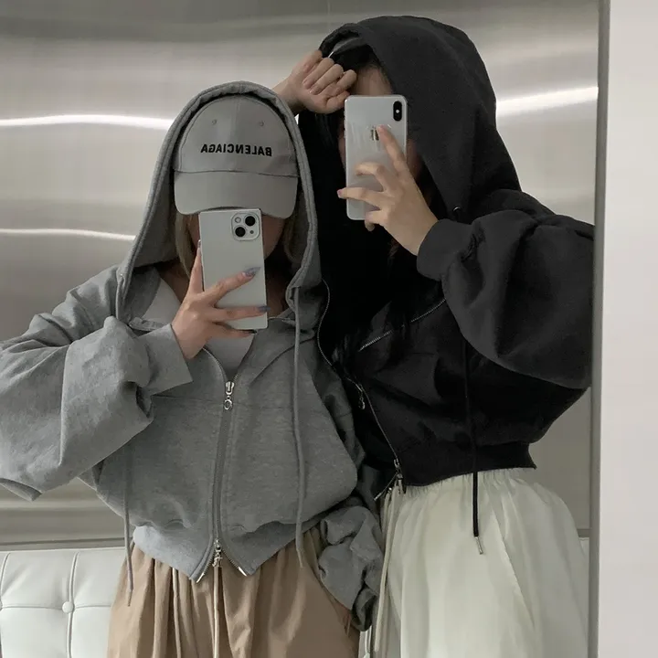 [💖후기극찬/봄,가을교복💖]  자체제작 #크치Made 꿈에 나온 핏, 사계절 입는 크롭 투웨이 후드집업 - zipup : 봄,봄아우터,봄자켓,가을,가을아우터 상세 이미지 79