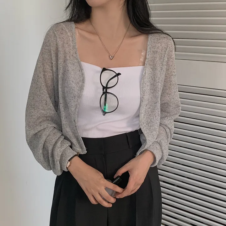 [햇빛차단☀️/블랙 당일출고!] 자체제작 #크치Made 순애 린넨 세미 크롭 볼레로 여름가디건 - cd (장마룩,워터밤,흠뻑쇼 필수템) 상세 이미지 37