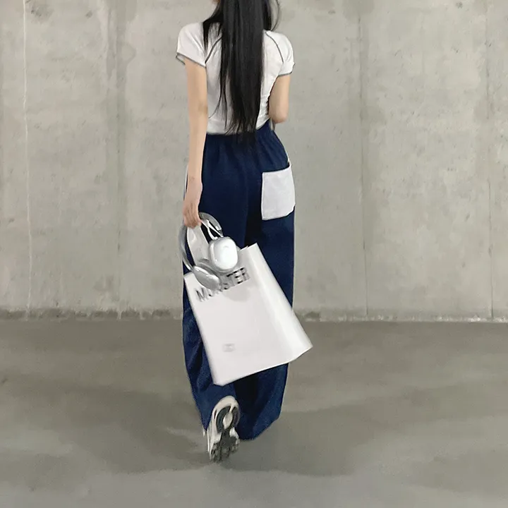 *7color*[롱다리핏/핏보장] 싸인 사이드 핀턱 배색 와이드팬츠 트레이닝 봄팬츠 백포켓 힙 트렌디 꾸안꾸 상세 이미지 33