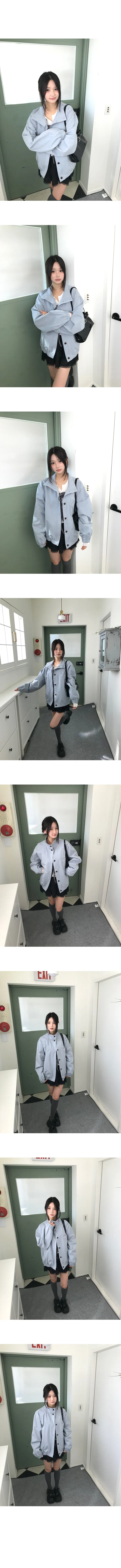 [봄아우터🎀/기획상품!] 스카이 윈드 오버핏 야상 점퍼 상세 이미지 9