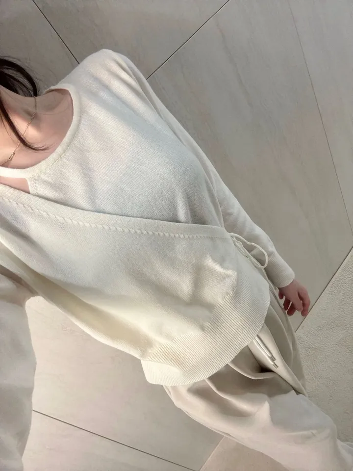 이브 여리 언발 끈 랩 가디건 *랩가디건, 끈가디건 상세 이미지 13