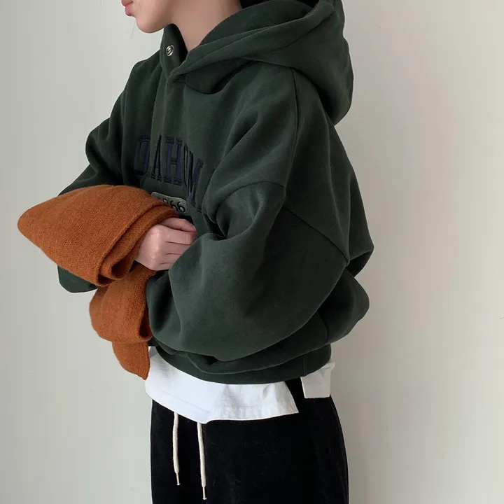 [대박핏보장✨/98%만족/진그레이 당일출고!] 자체제작 #크치Made 꿈에 나온 핏, 오클라호마 1866  양기모 맨투맨 긴팔 후드티 ; 5컬러 상세 이미지 115