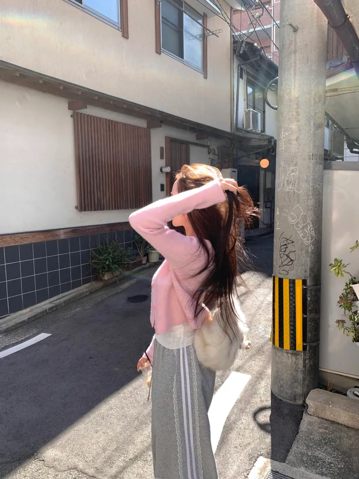 [베이비색감💌/고퀄원단] 앙고라 봄 새미크롭 가디건-4col 상세 이미지 5