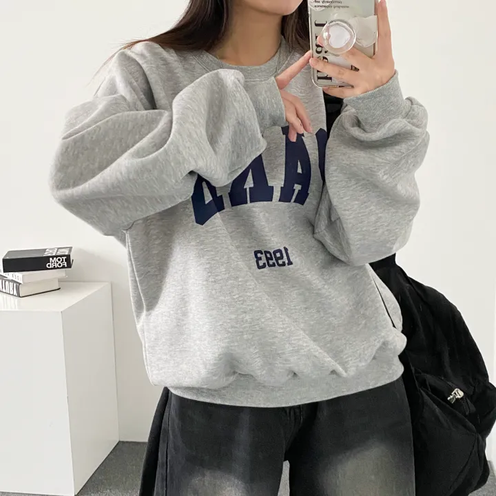 ⭐ 봄버전! [데일리!/묶음할인] 오버핏 파리스 빅레터링 맨투맨 3color 상세 이미지 28