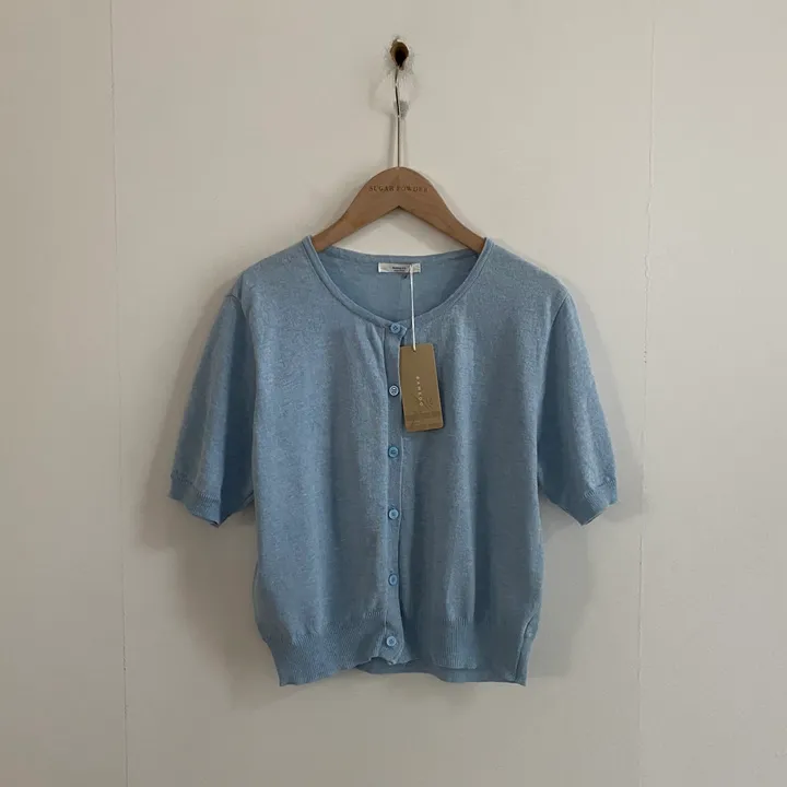 [고급여름원단/데일리] 시원한, 뱀부 반팔 니트가디건 - 7color 상세 이미지 61