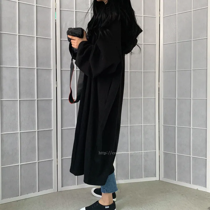 [ 4천장돌파!,4계절 필수 ] 왕박시 롱코트 후드집업 ,가디건 ; 2Color 상세 이미지 20