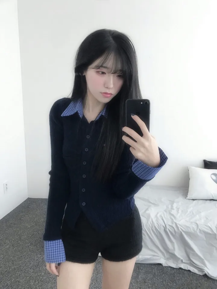 geek slim shirt cd [ 긱시크 슬림핏 셔츠 레이어드 가디건 ] 상세 이미지 6