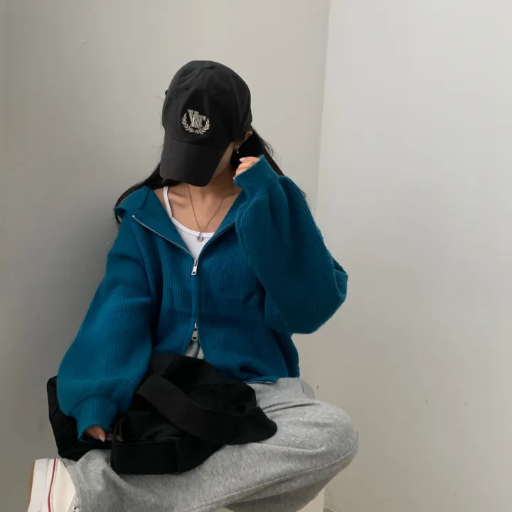 [후기보장✨/폭닥소재] 포근핏, 왕루즈핏 투웨이 니트 후드집업,점퍼 - 5color 상세 이미지 30
