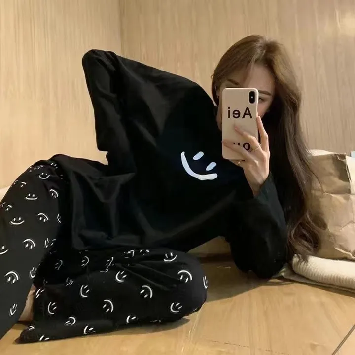 🖤[세일/반팔긴팔]🖤 무조건 9900원 ~ 12900원 잠옷 파자마 상하세트 여름 가을 겨울 봄 파티 선물 긴팔 반팔 긴바지 반바지 상세 이미지 23