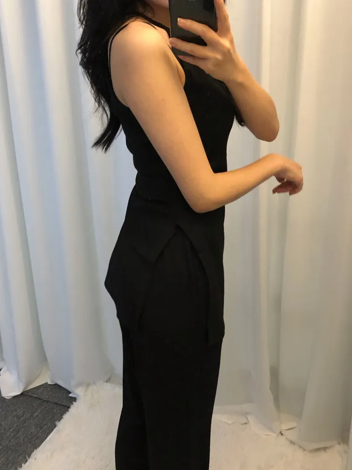 [휴가❤︎데일리룩/여리여리핏]트임 홀터넥 set 상세 이미지 18