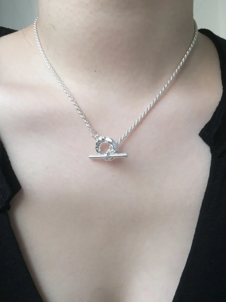 toggle&bar chain necklace 상세 이미지 5