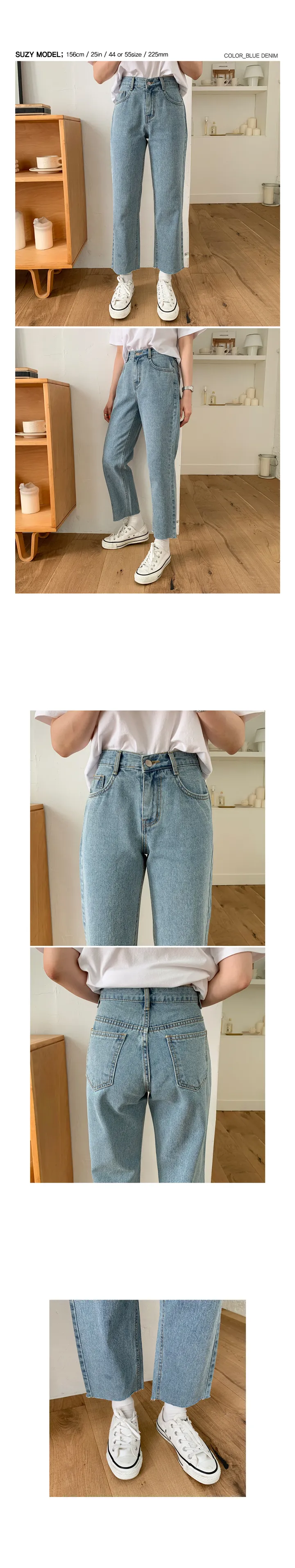 '당일발송'[landmade]인생핏키작녀썸머데님일자팬츠 (2color)'S-XL사이즈' 상세 이미지 74