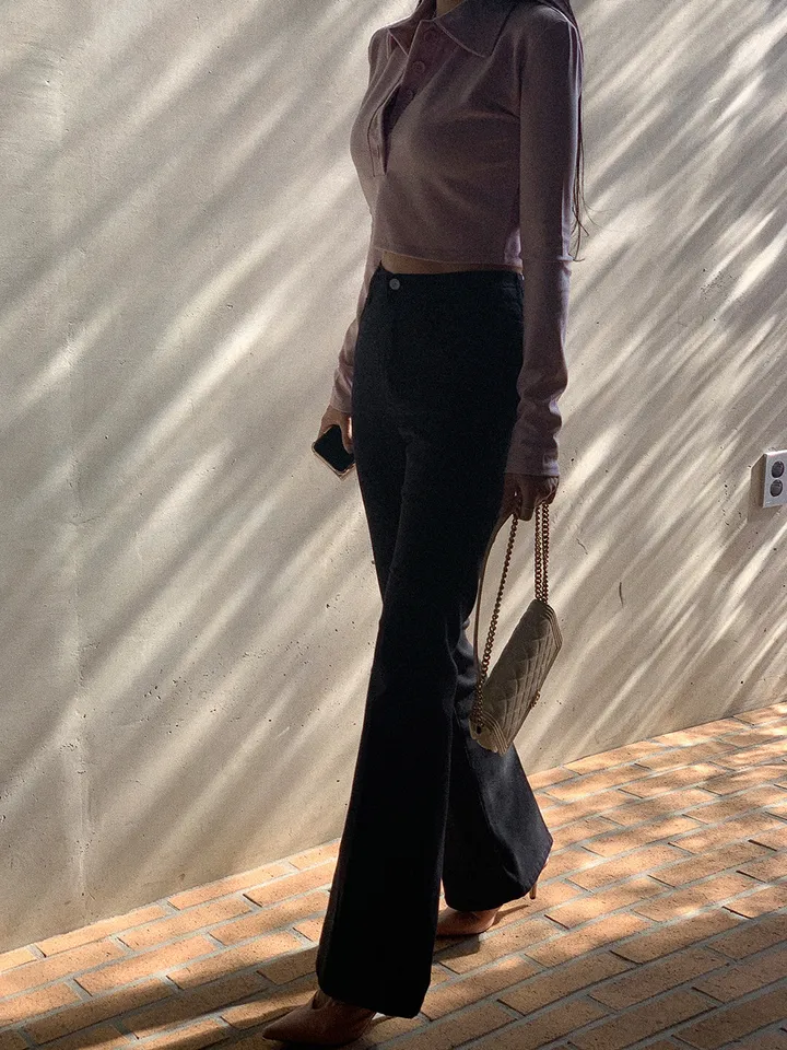 단독) 볼링레직기밴딩부츠컷 pants 💗2ver.숏/롱 (xs사이즈,숏기장 추가!) 상세 이미지 54