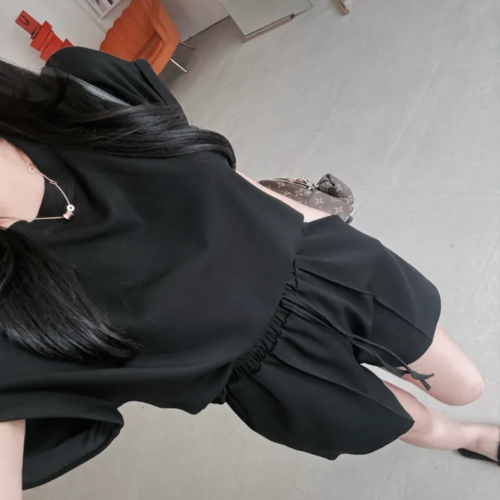 안입은듯 시원한 썸머 마실 반바지 세트  *투피스,숏팬츠,캡소매,롤업,여름내내,데일리 상세 이미지 6