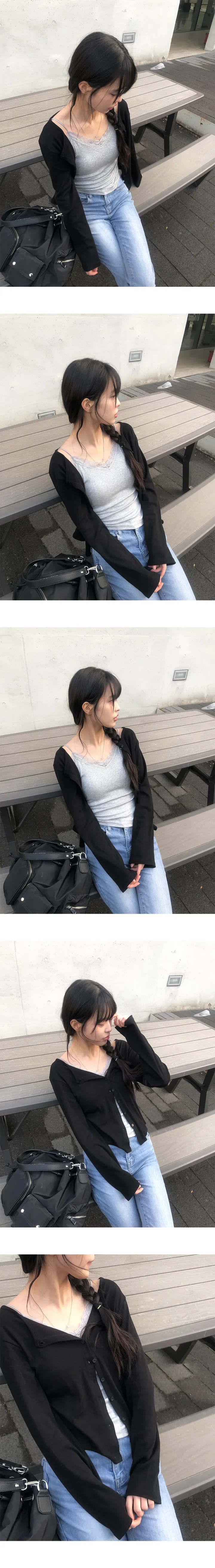 [코디추천] 쥬런 플라워 펀칭 가디건 (4color) 상세 이미지 10