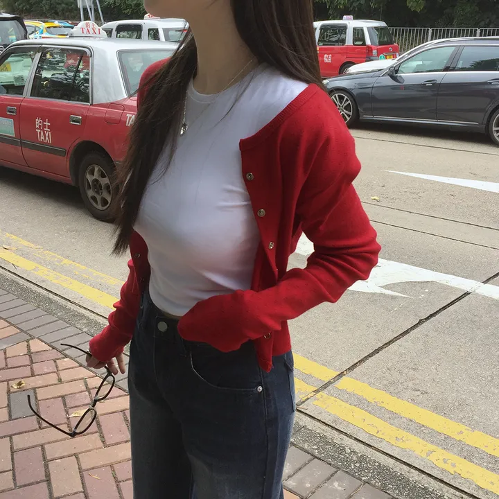 [✨주문폭주✨] 자체제작 크치made 애플 펀칭 아일렛 긴팔 가디건 - cd 상세 이미지 28